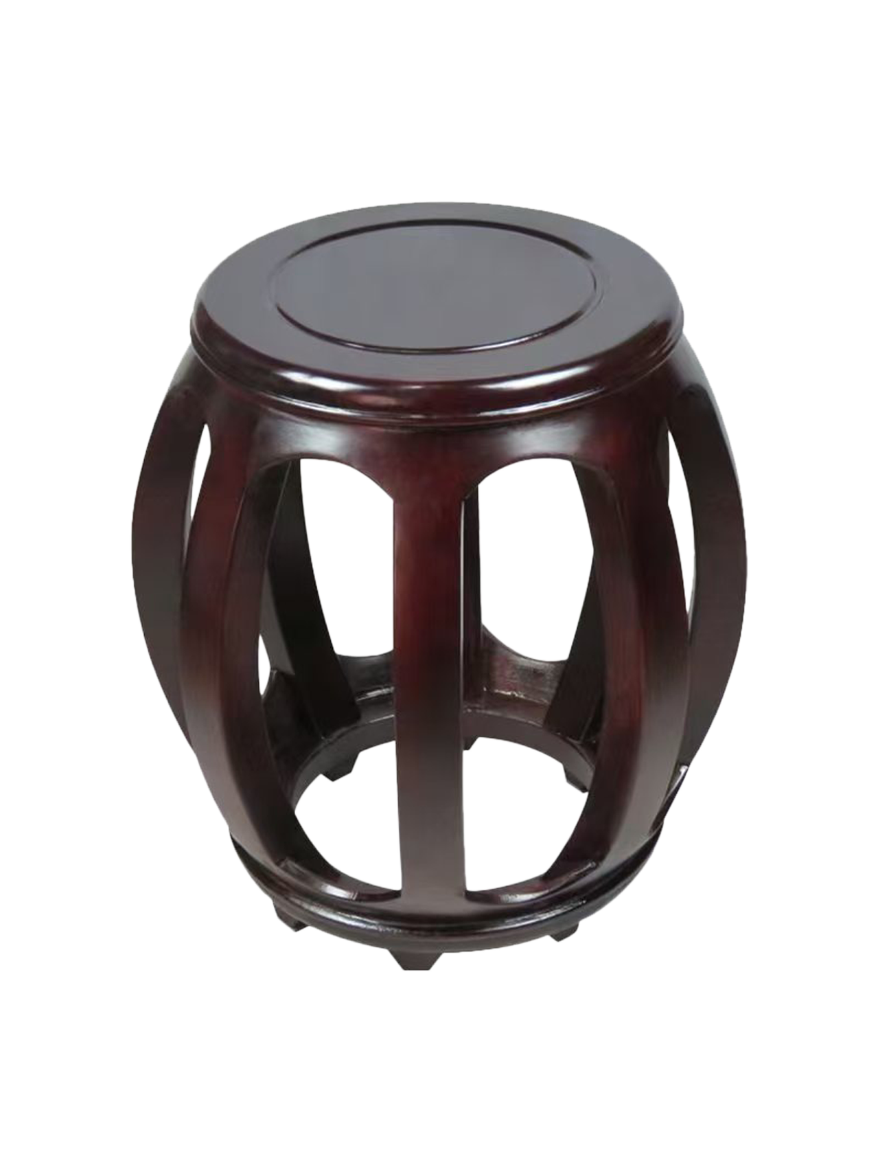 琴凳 - 紫檀色素面琴凳