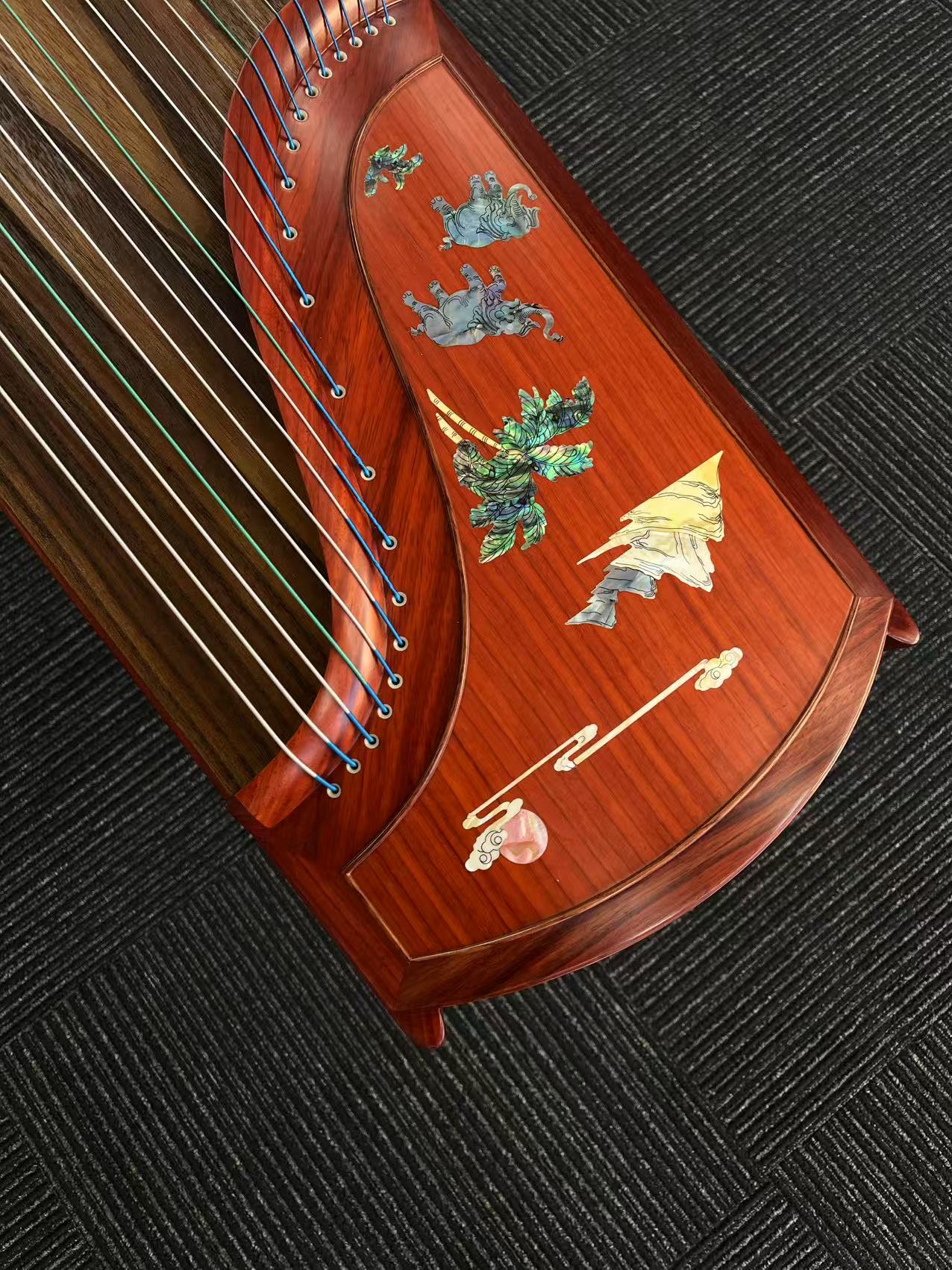 Qingmu Guzheng - Beautiful Brocade Wood Guzheng