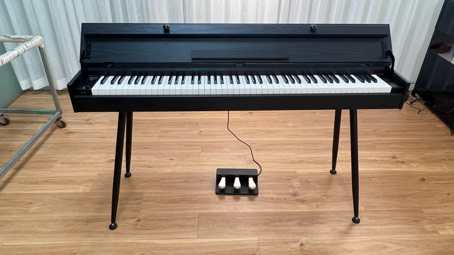 AUCN Piano - F625 Fully Weighted Hammer Action Keys (Half-Lid Design)