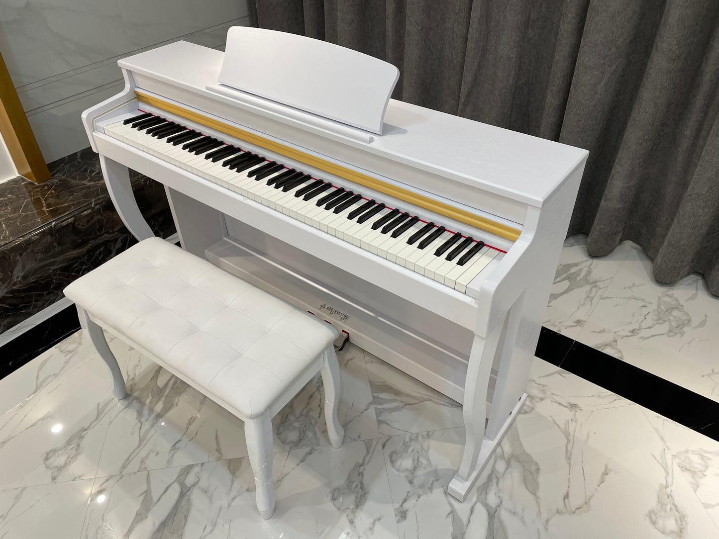 AUCN Piano - XH8006 Progressive Graded Fully Weighted Hammer Action Keys (Sliding Lid Design)