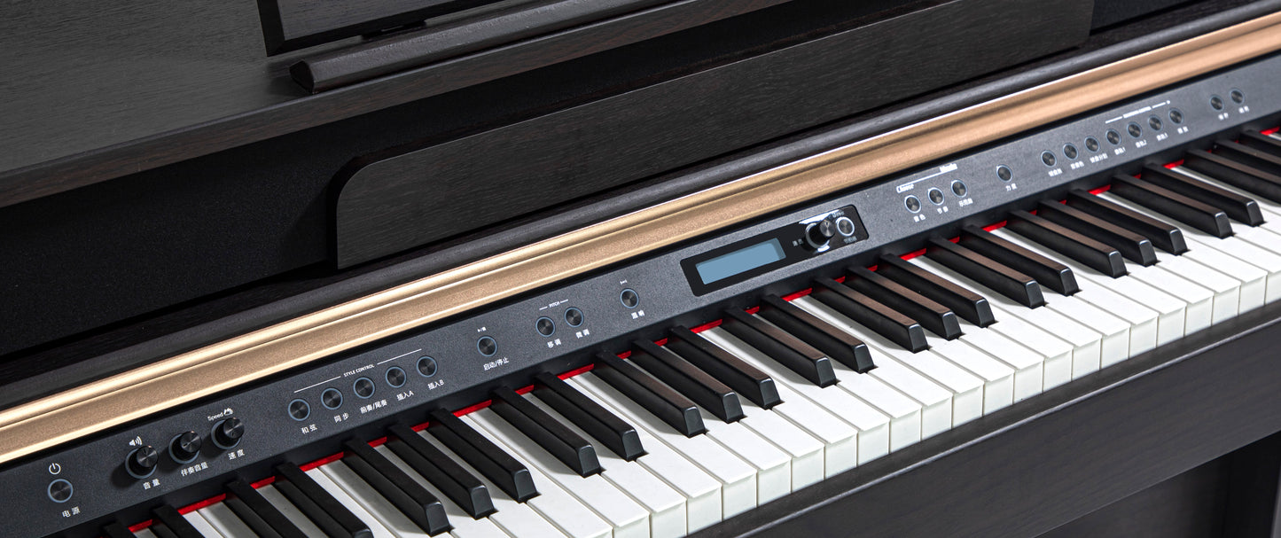 SHUSHIMAN Piano - D1 Progressive Graded Fully Weighted Hammer Action Keys