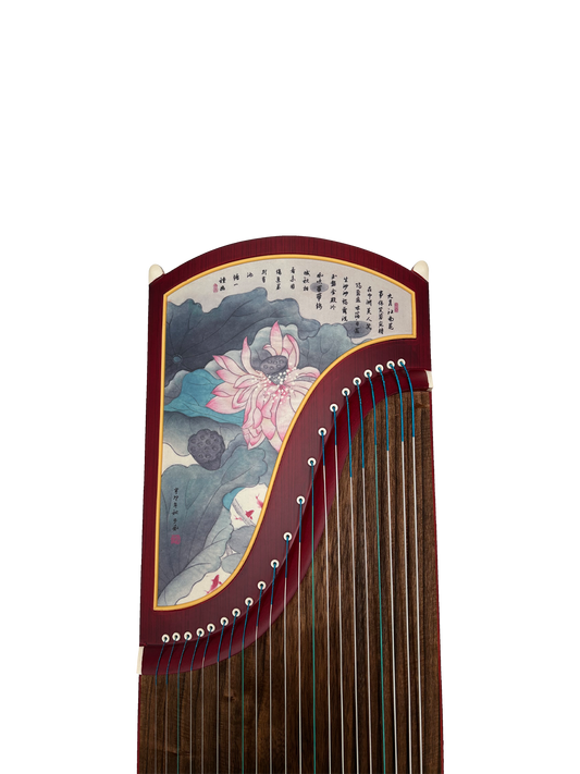 Yayun Guzheng - Red Lotus Rosewood Guzheng