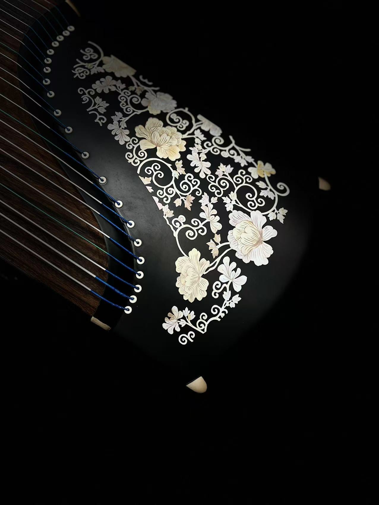 Yayun Guzheng - Black Petals in the Wind Rosewood Guzheng