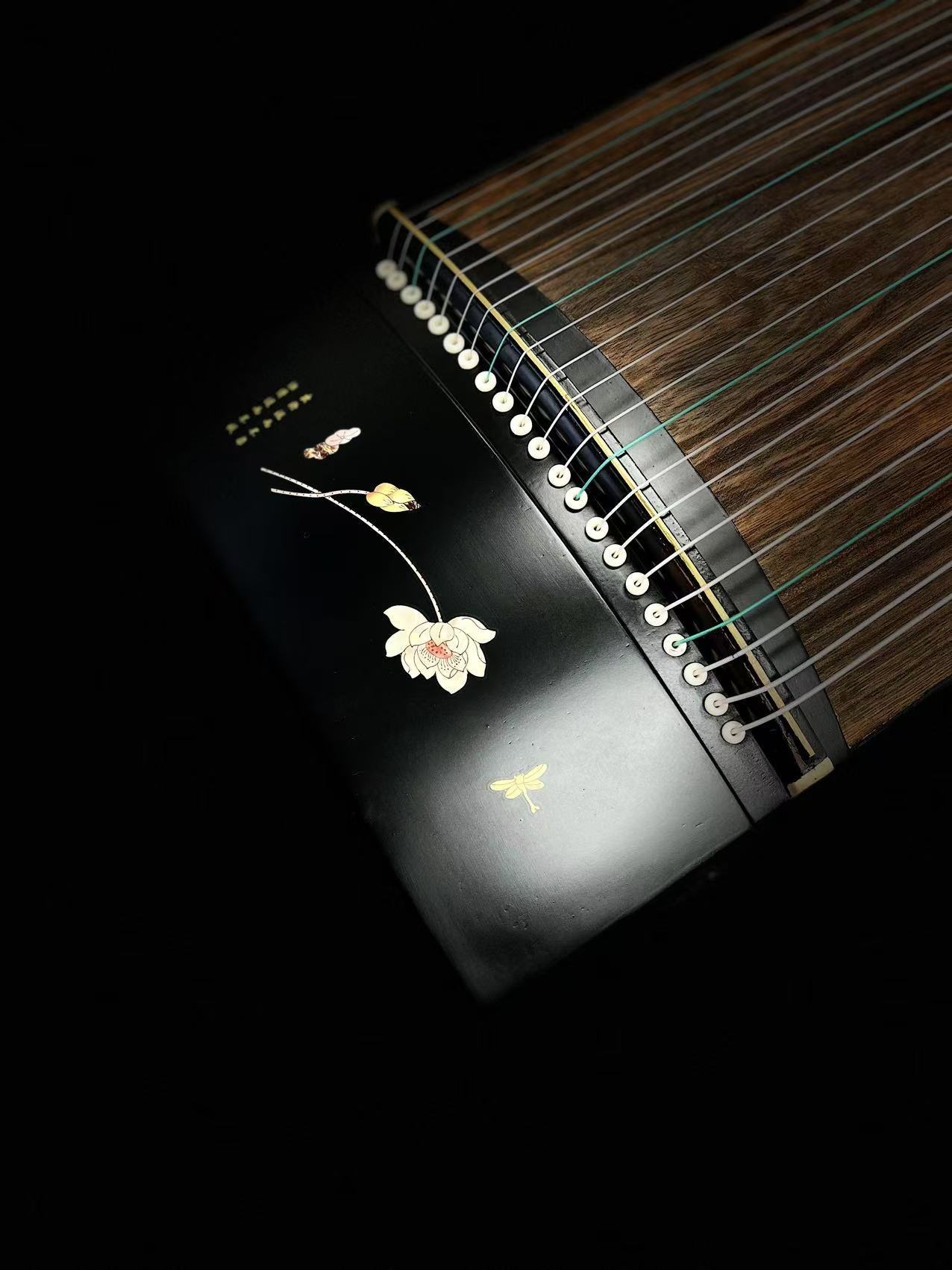 Yayun Guzheng - Black Lotus Rosewood Guzheng