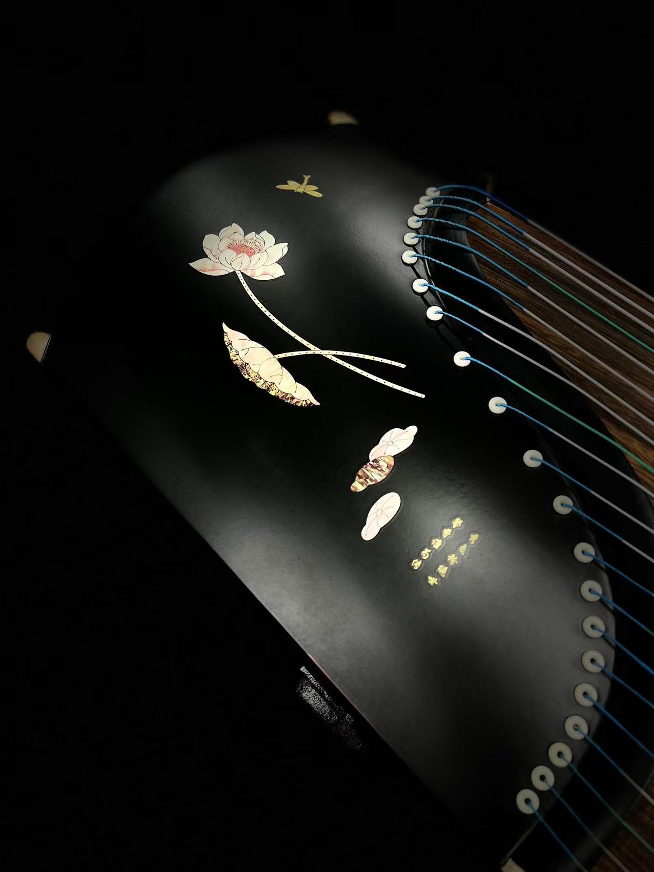 Yayun Guzheng - Black Lotus Rosewood Guzheng