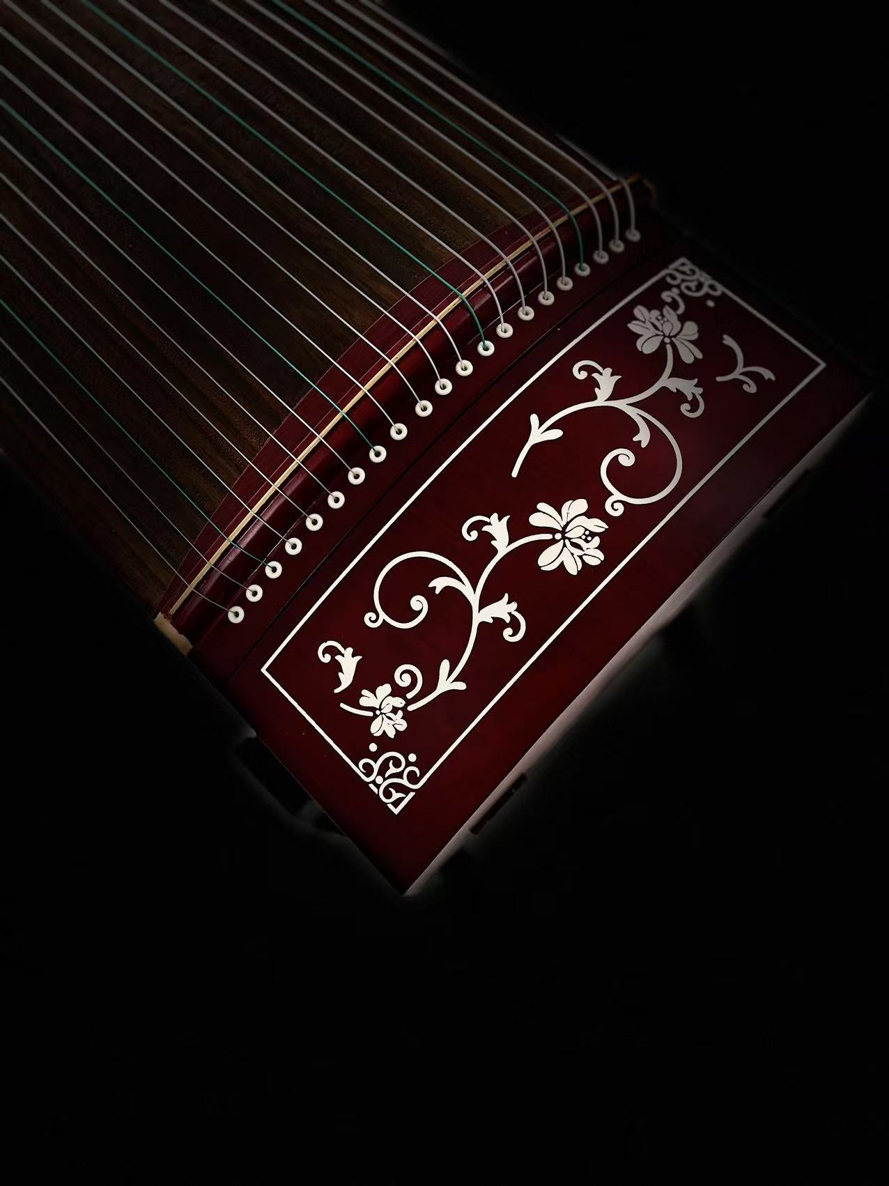 Yayun Guzheng - Red Petals in the Wind Rosewood Guzheng