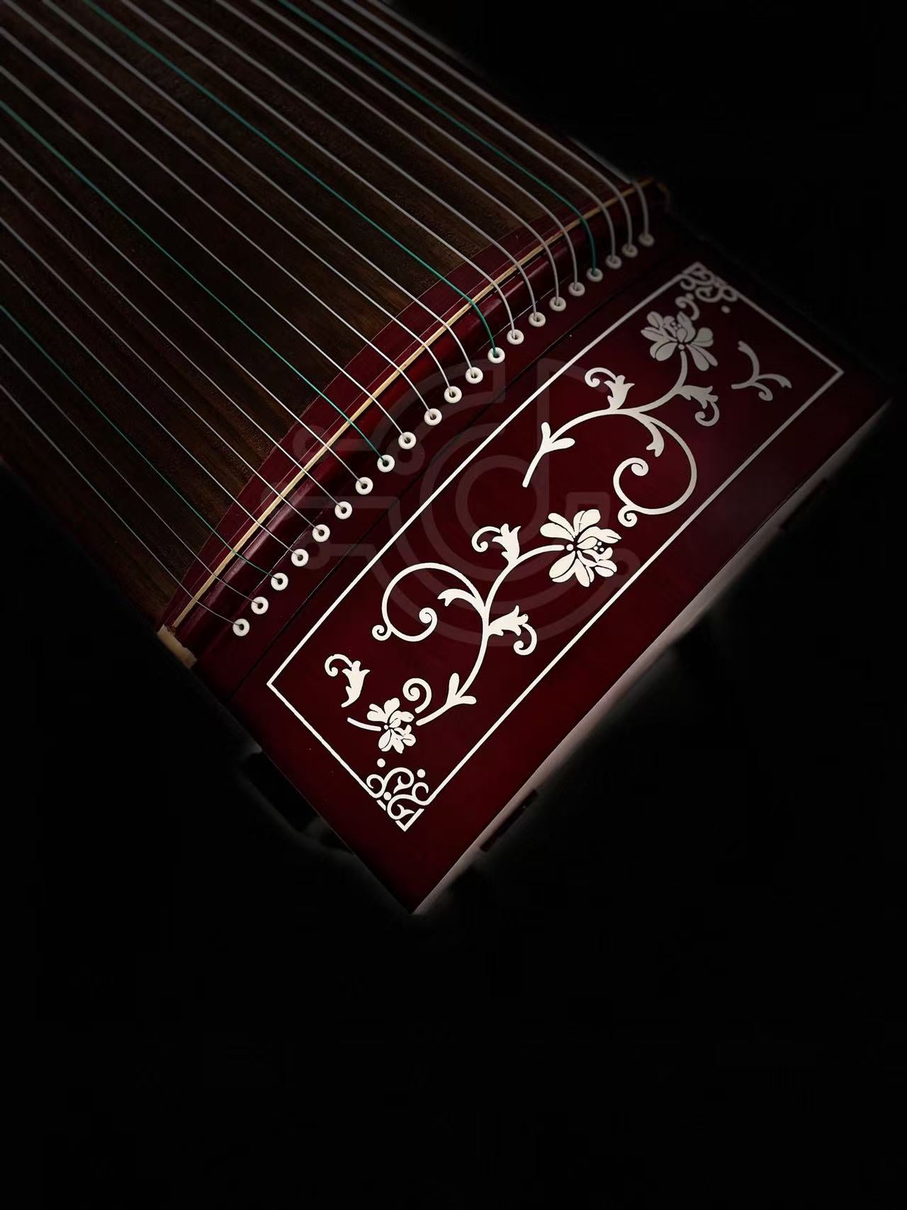 Yayun Guzheng - Red Petals in the Wind Rosewood Guzheng