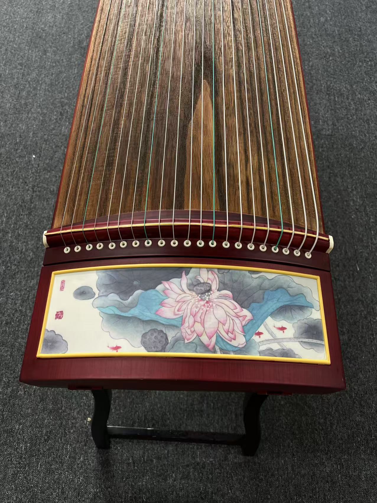 Yayun Guzheng - Red Lotus Rosewood Guzheng