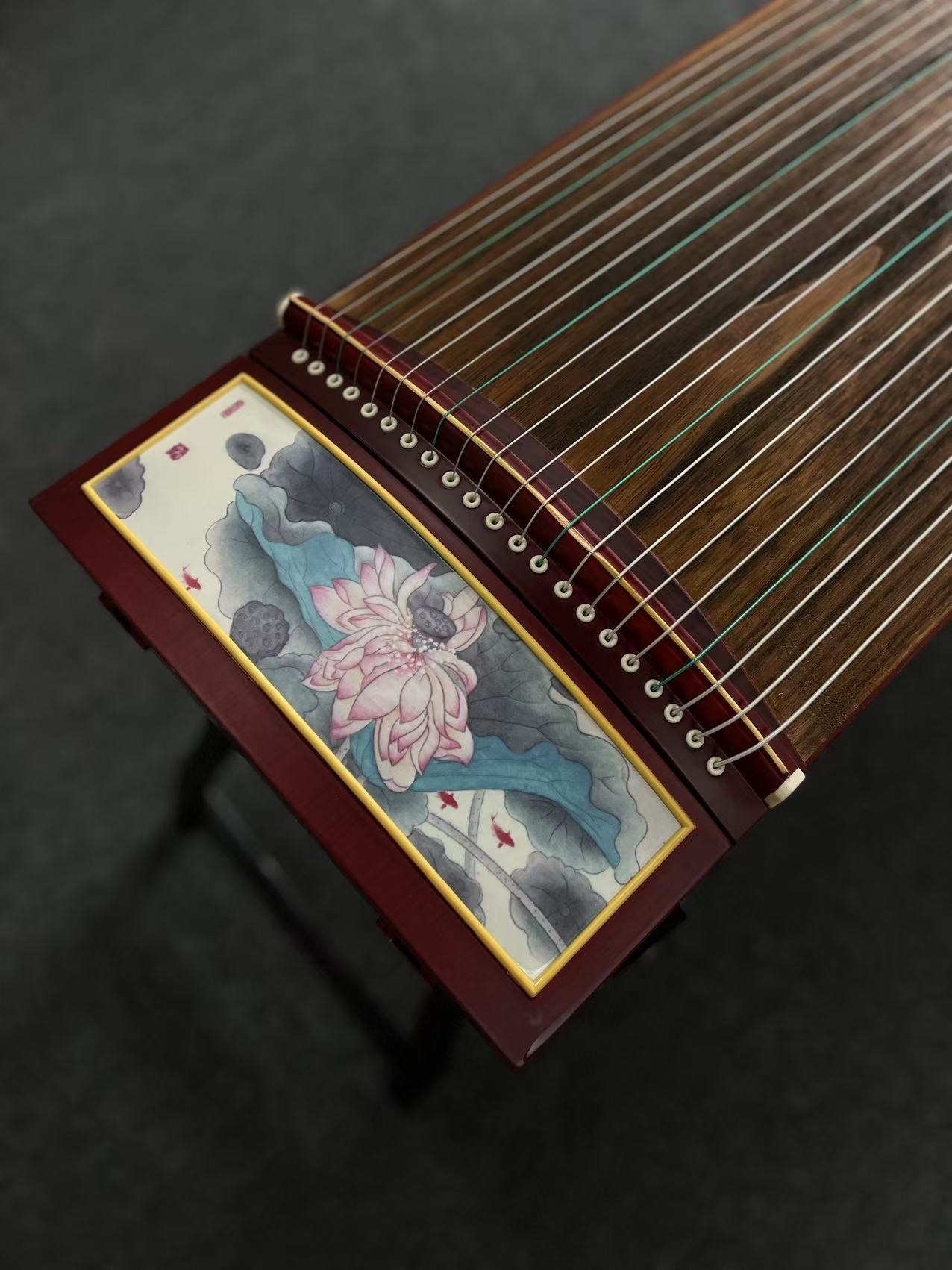 Yayun Guzheng - Red Lotus Rosewood Guzheng