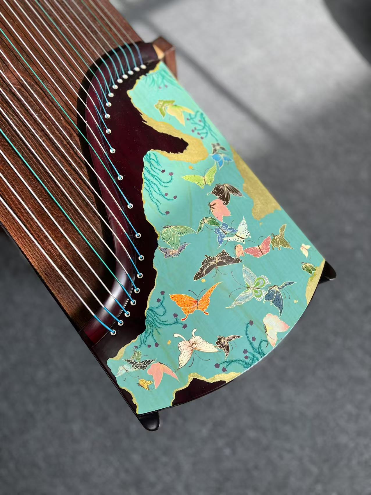 Qingmu Guzheng - Hundred Butterflies Pattern