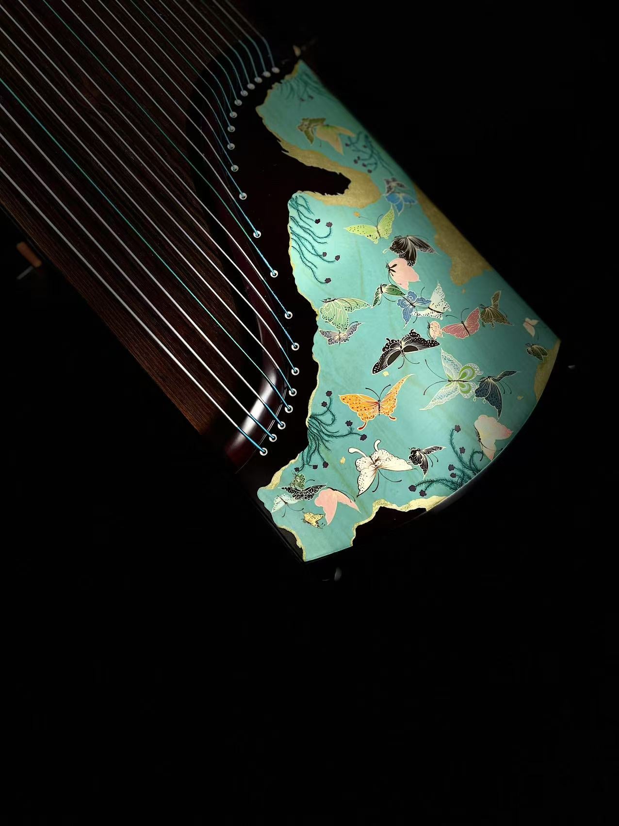 Qingmu Guzheng - Hundred Butterflies Pattern