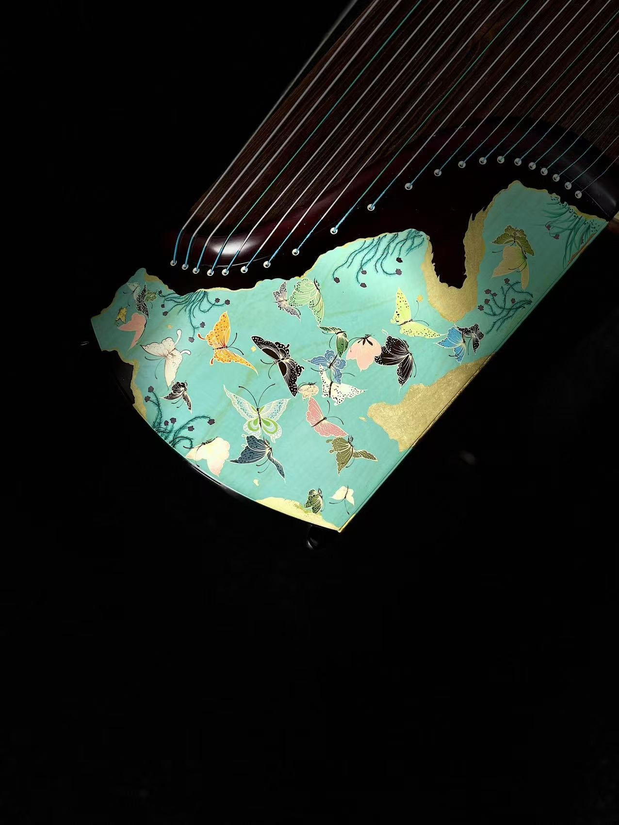 Qingmu Guzheng - Hundred Butterflies Pattern