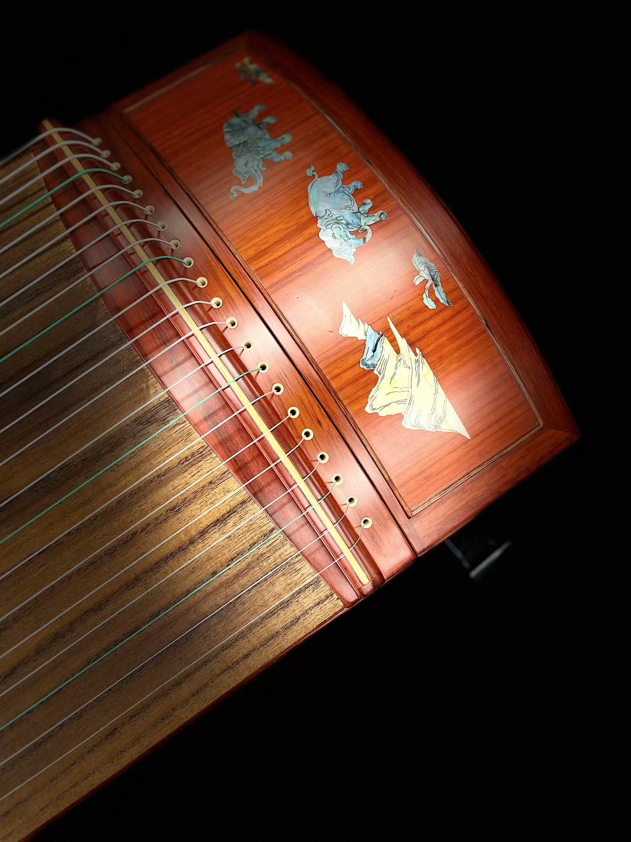 Qingmu Guzheng - Beautiful Brocade Wood Guzheng