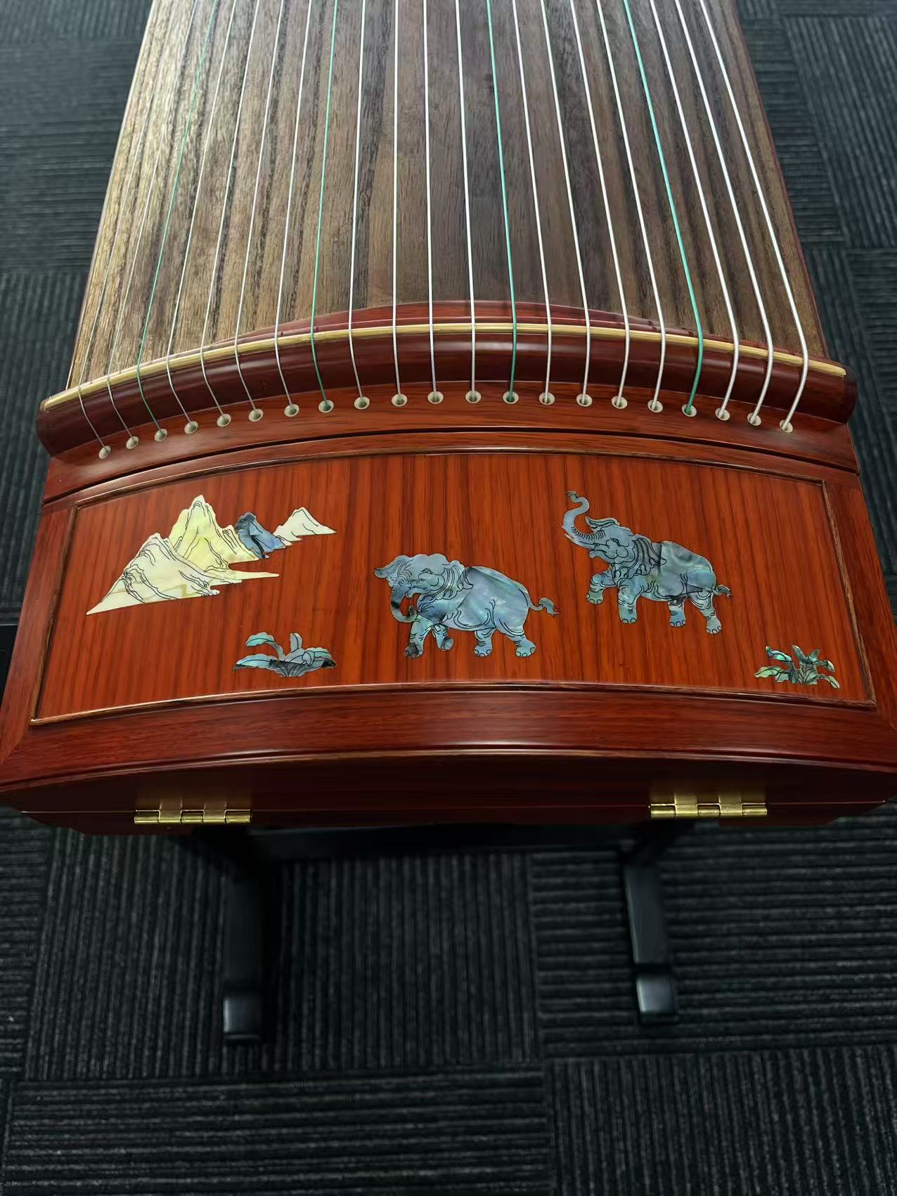 Qingmu Guzheng - Beautiful Brocade Wood Guzheng