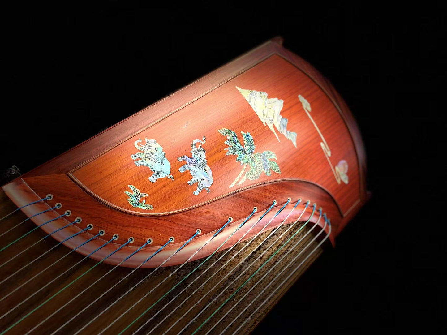 Qingmu Guzheng - Beautiful Brocade Wood Guzheng