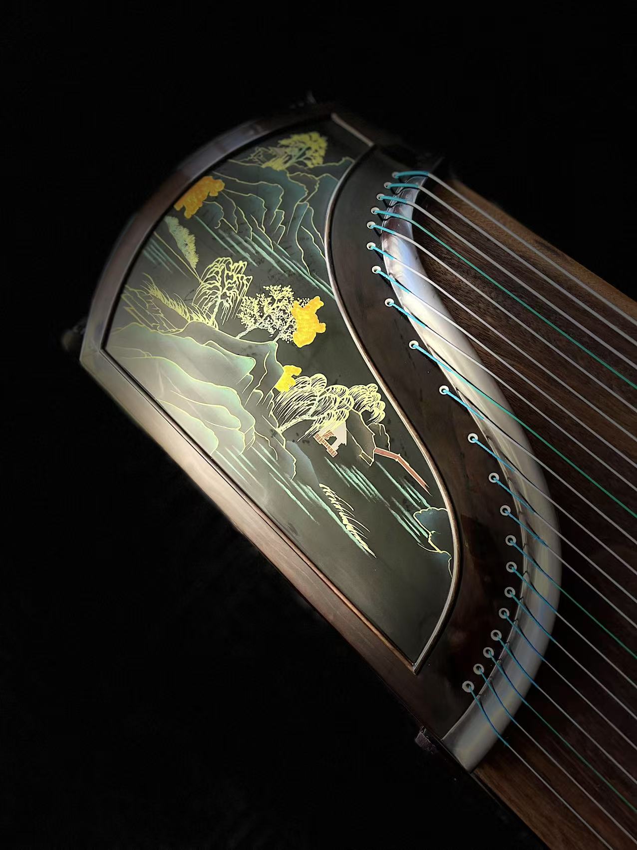 Qingmu Guzheng - Qinchuan Ebony Wood Guzheng