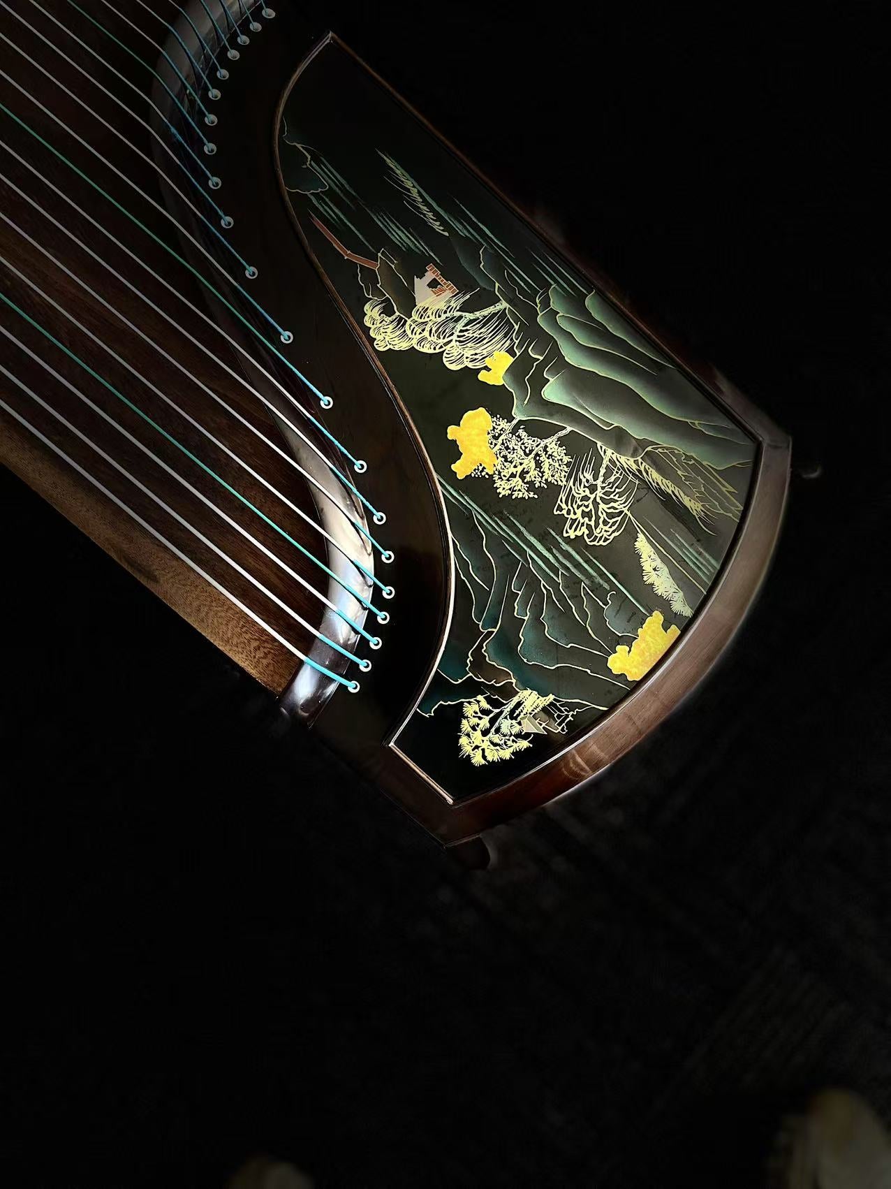 Qingmu Guzheng - Qinchuan Ebony Wood Guzheng