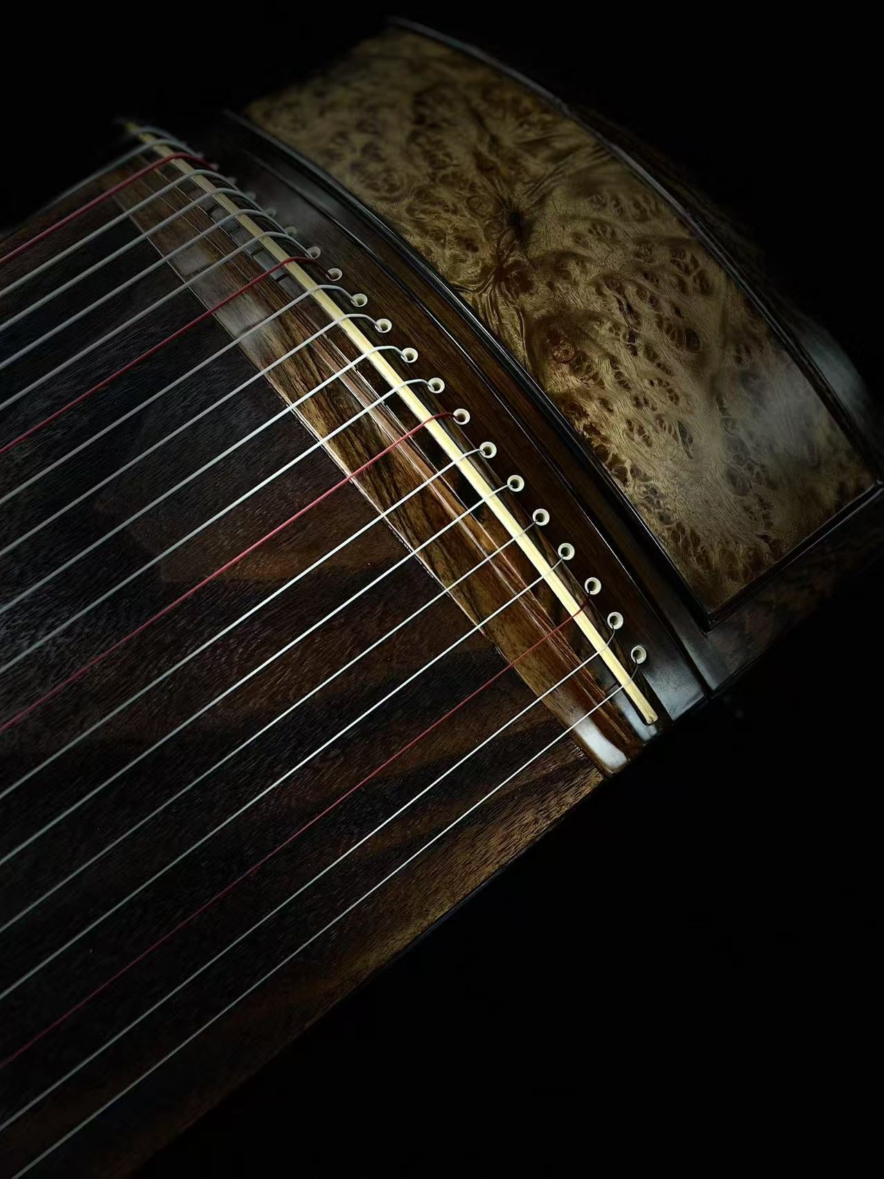 Qingmu Guzheng - Golden Sand Ebony Wood Guzheng
