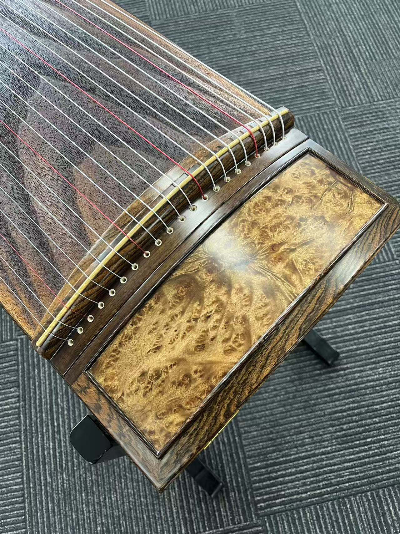 Qingmu Guzheng - Golden Sand Ebony Wood Guzheng