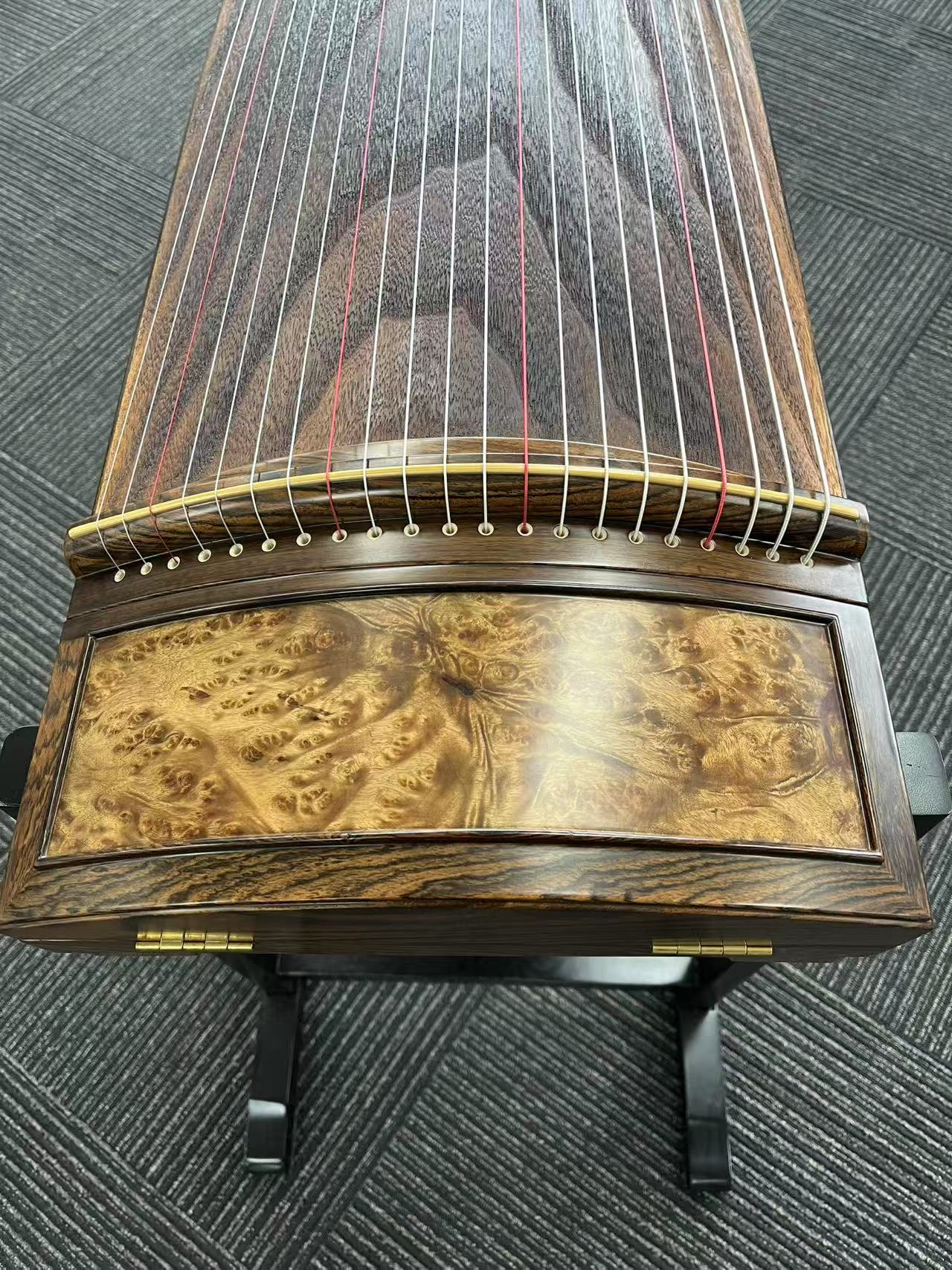 Qingmu Guzheng - Golden Sand Ebony Wood Guzheng