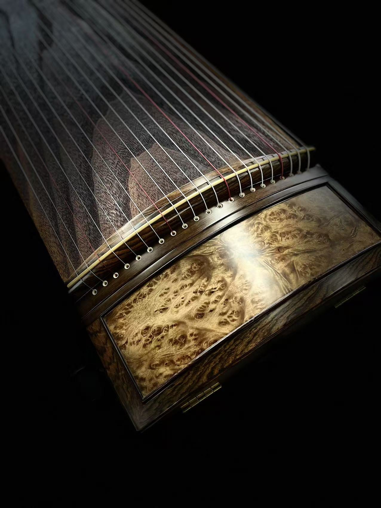 Qingmu Guzheng - Golden Sand Ebony Wood Guzheng