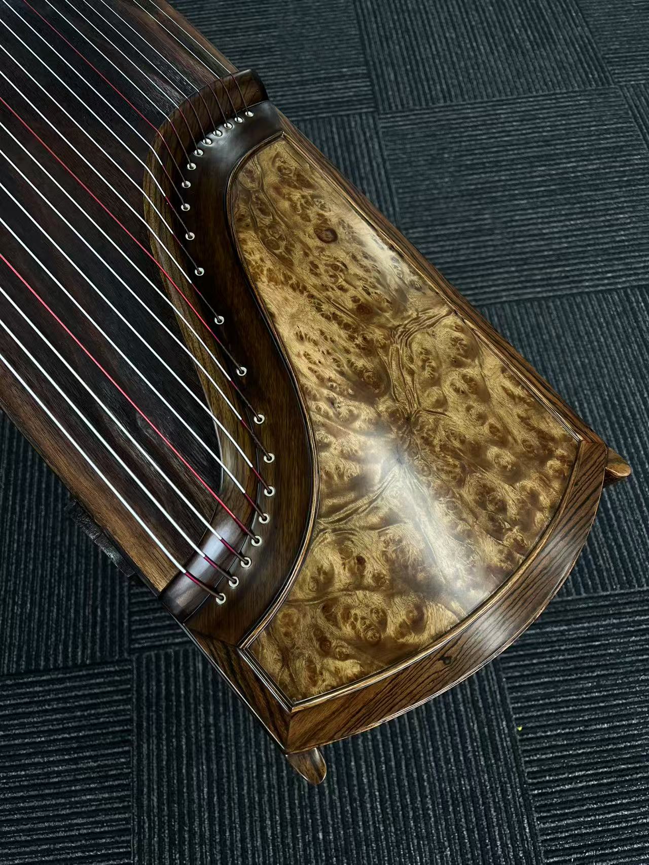 Qingmu Guzheng - Golden Sand Ebony Wood Guzheng