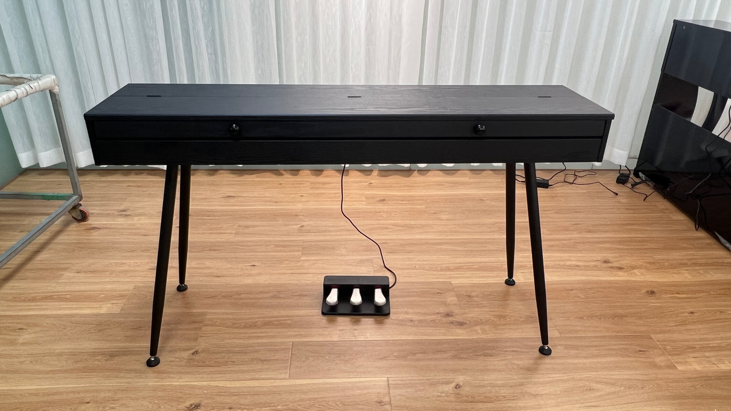 AUCN Piano - F625 Fully Weighted Hammer Action Keys (Half-Lid Design)