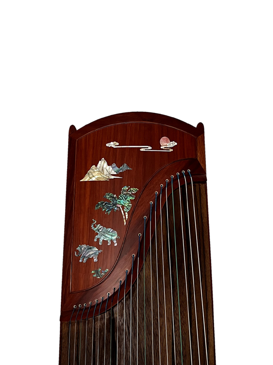 Qingmu Guzheng - Beautiful Brocade Wood Guzheng