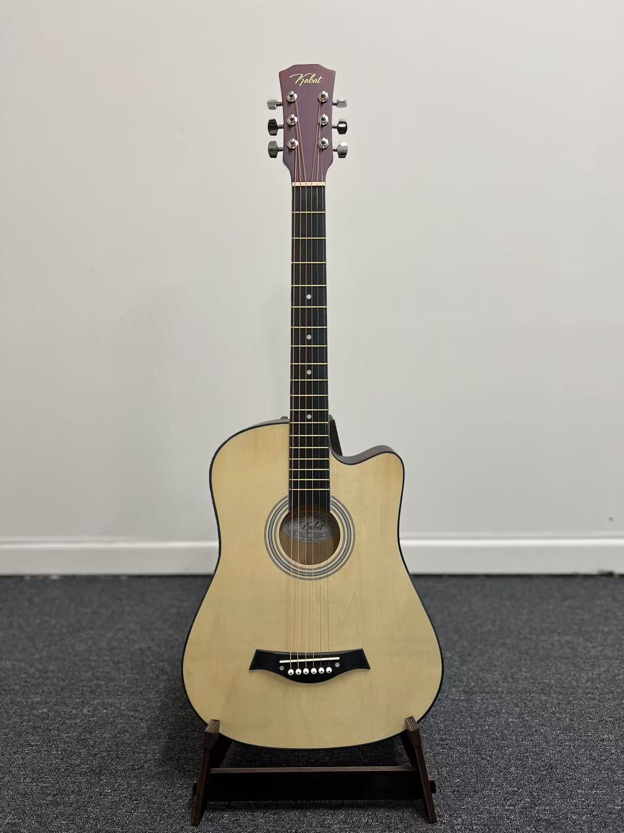 AUCN Guitar - 38-inch Standard Acoustic Guitar Natural