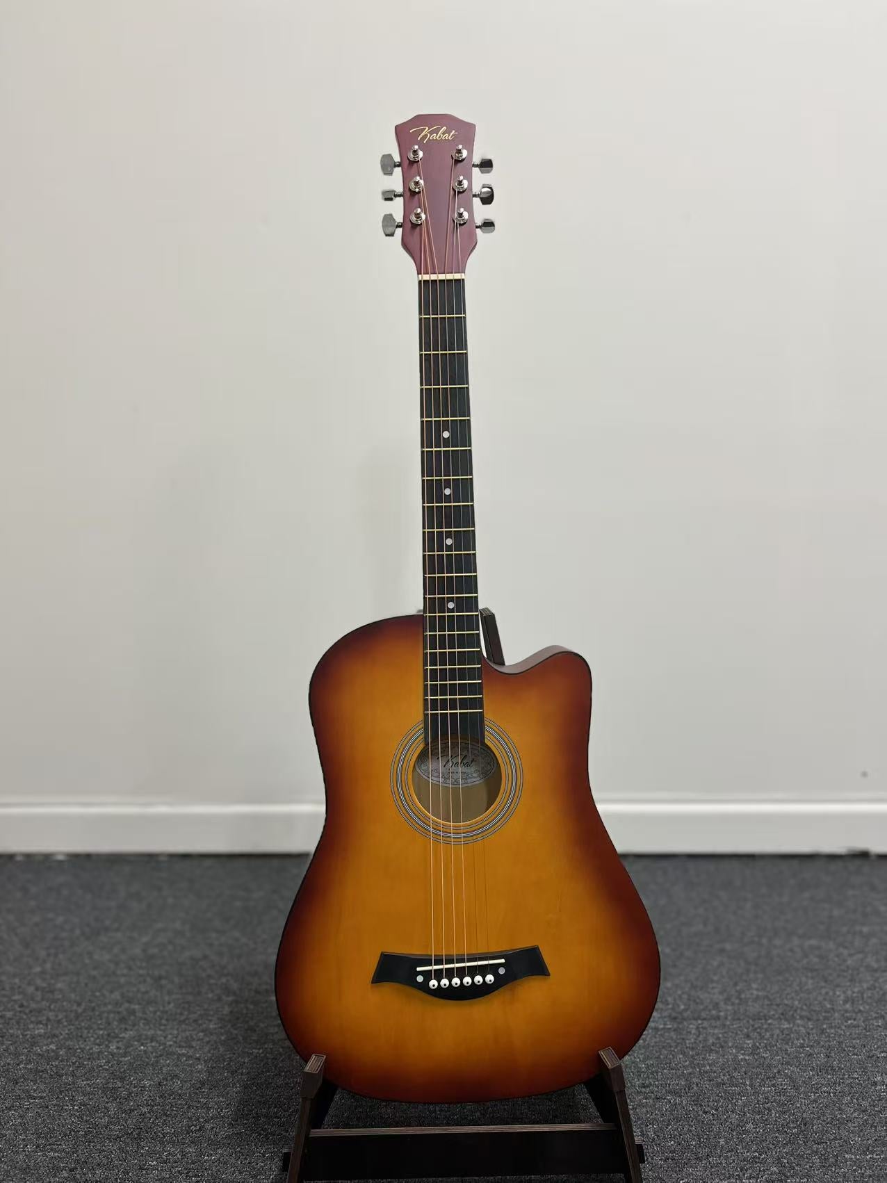 AUCN Guitar - 38-inch Standard Acoustic Guitar Sunburst