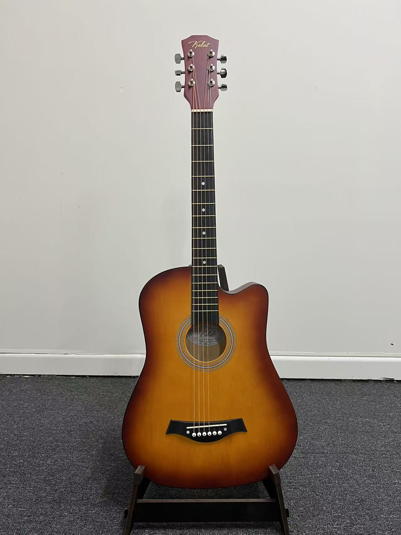 AUCN Guitar - 38-inch Standard Acoustic Guitar Sunburst