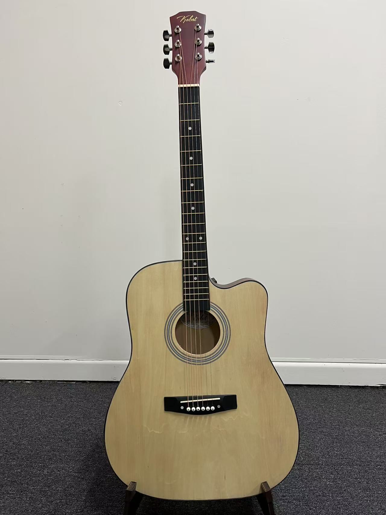 AUCN Guitar - 38-inch Standard Acoustic Guitar Natural