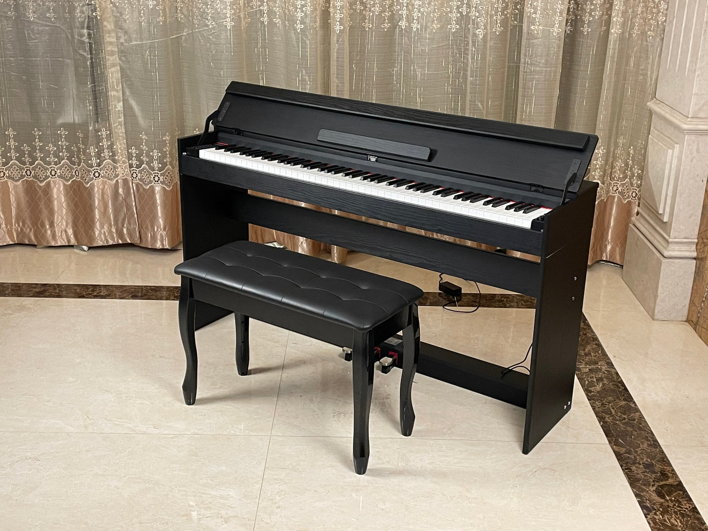 AUCN Piano - B105  Progressive Graded Fully Weighted Hammer