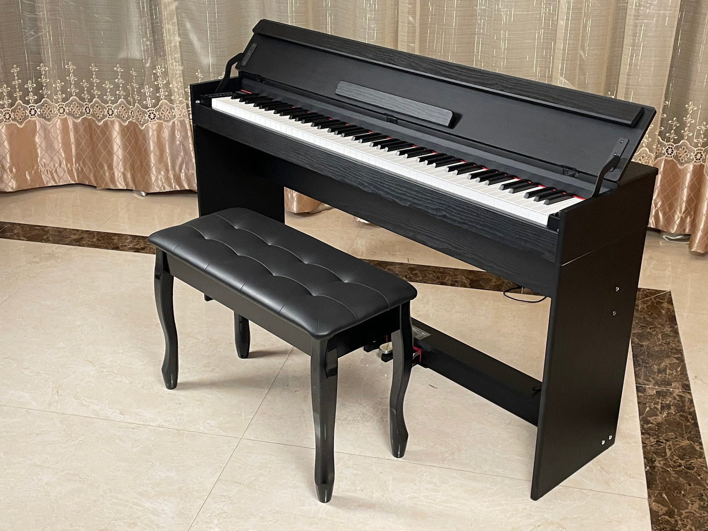 AUCN Piano - B105  Progressive Graded Fully Weighted Hammer