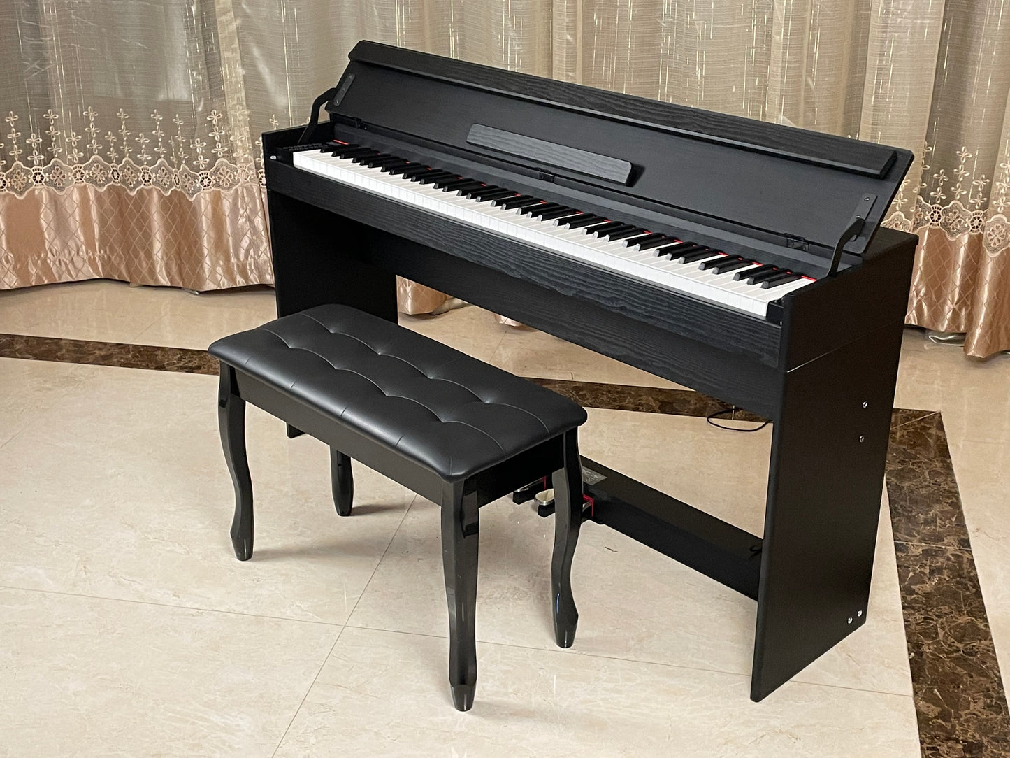 AUCN Piano - B105  Progressive Graded Fully Weighted Hammer