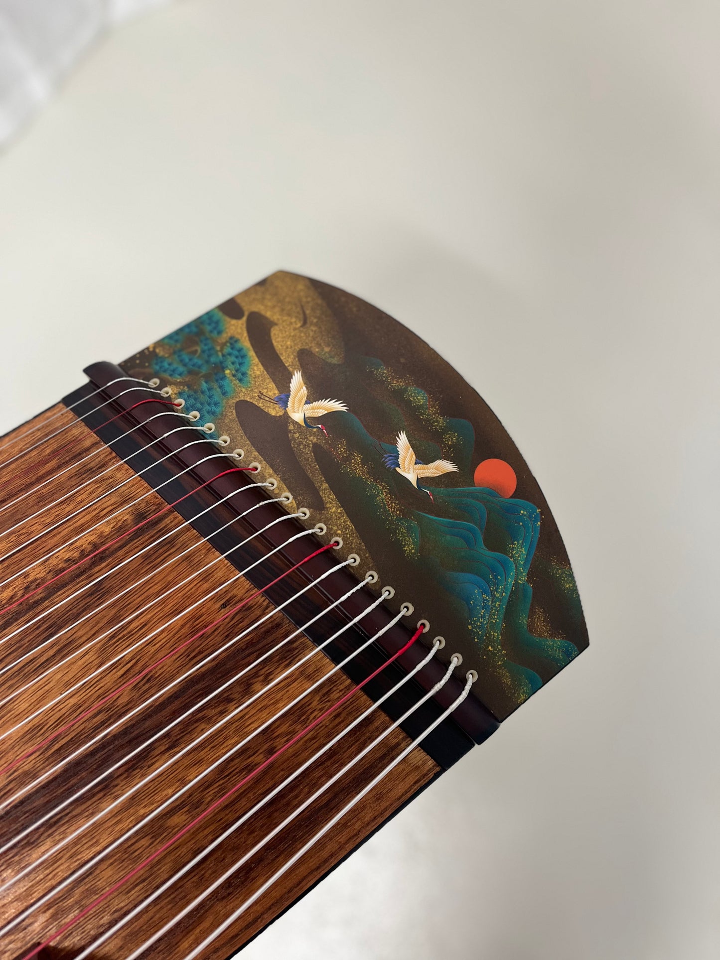 Yayun Guzheng - Sunset Glow Ebony Wood Guzheng