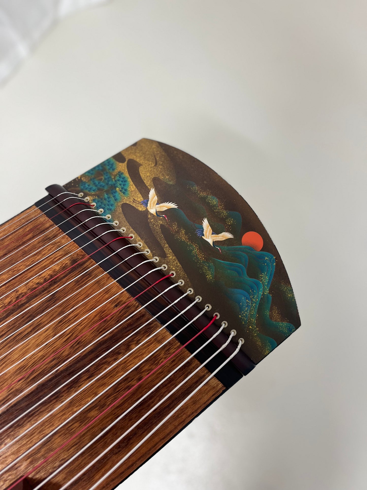 Yayun Guzheng - Sunset Glow Ebony Wood Guzheng