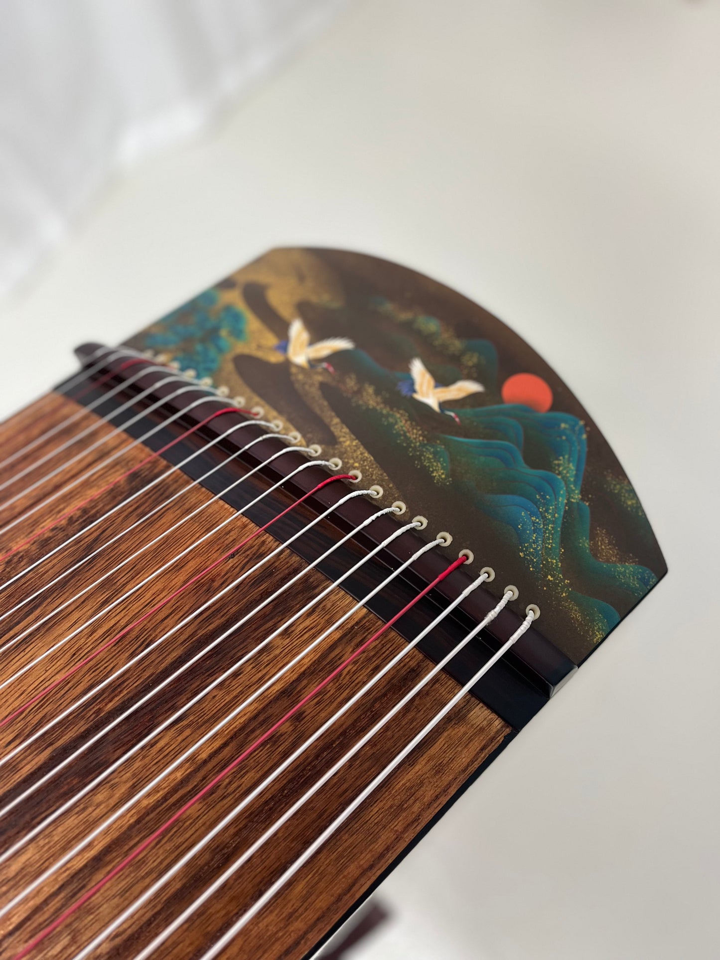 Yayun Guzheng - Sunset Glow Ebony Wood Guzheng