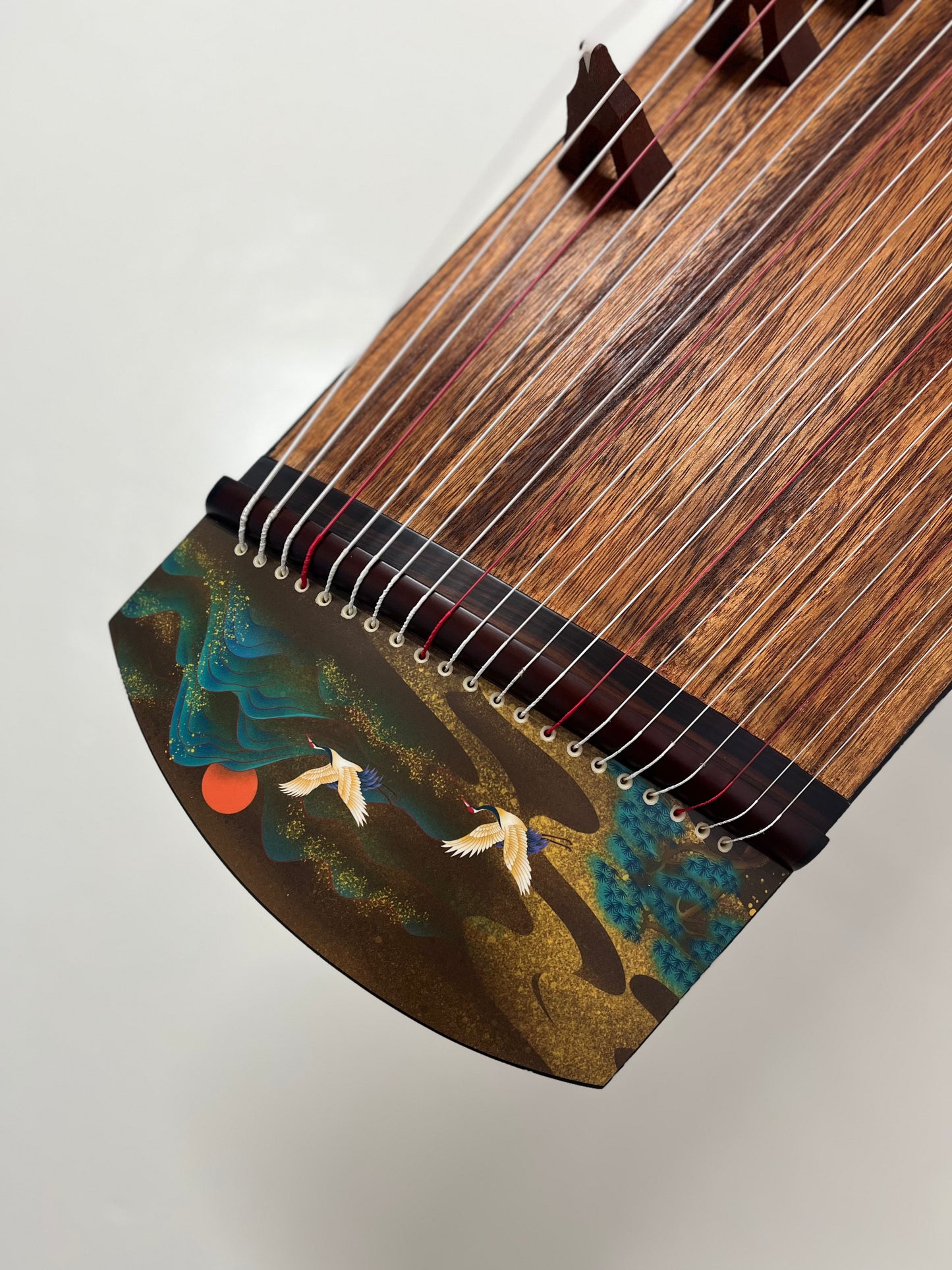Yayun Guzheng - Sunset Glow Ebony Wood Guzheng