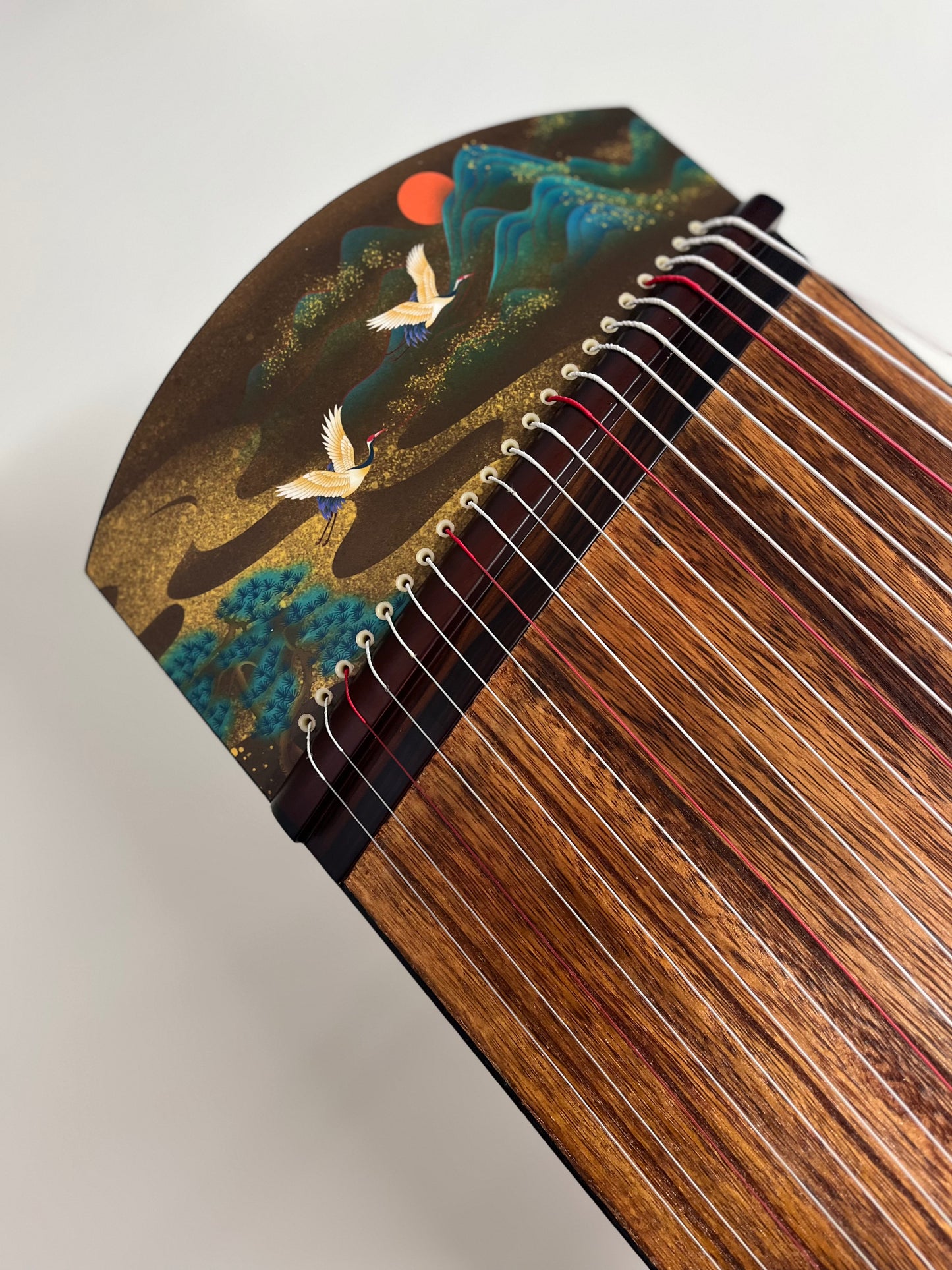 Yayun Guzheng - Sunset Glow Ebony Wood Guzheng