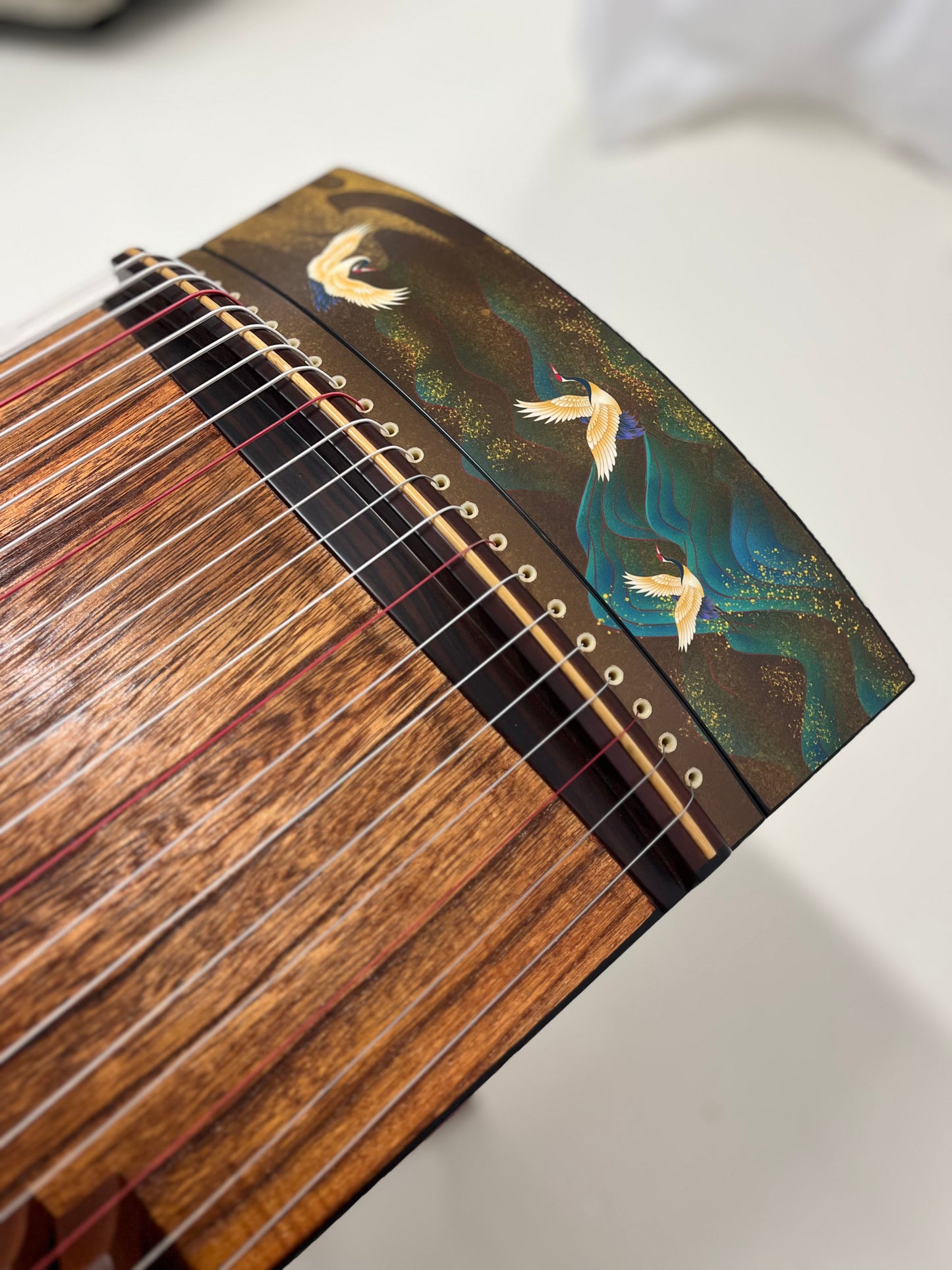 Yayun Guzheng - Sunset Glow Ebony Wood Guzheng
