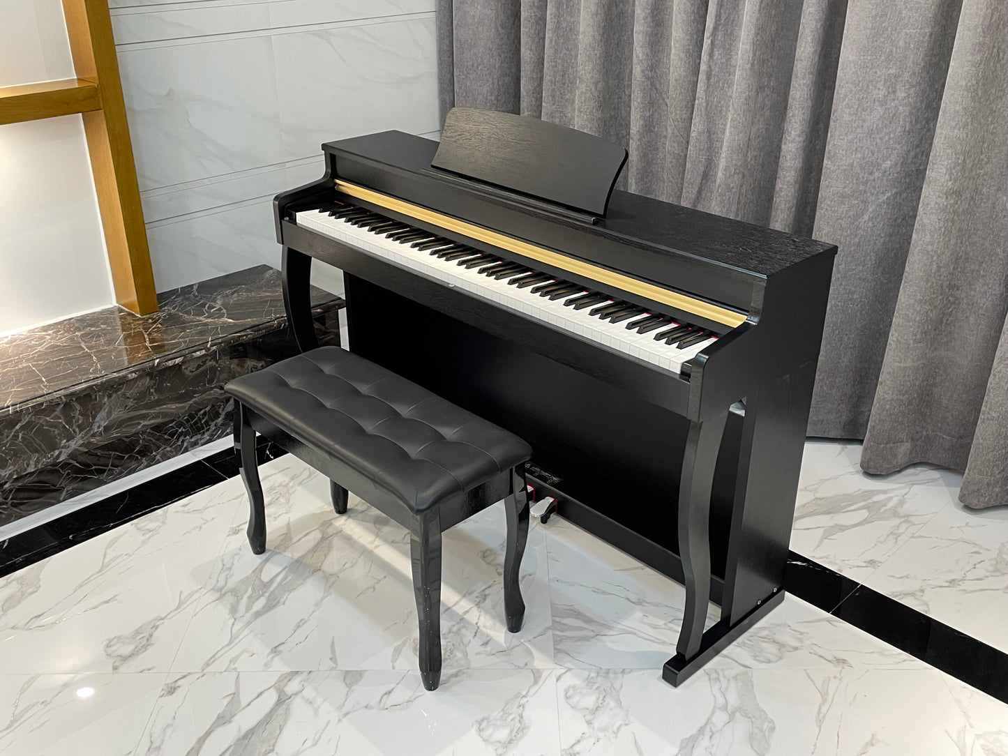 AUCN Piano - XH8006 Progressive Graded Fully Weighted Hammer Action Keys (Sliding Lid Design)