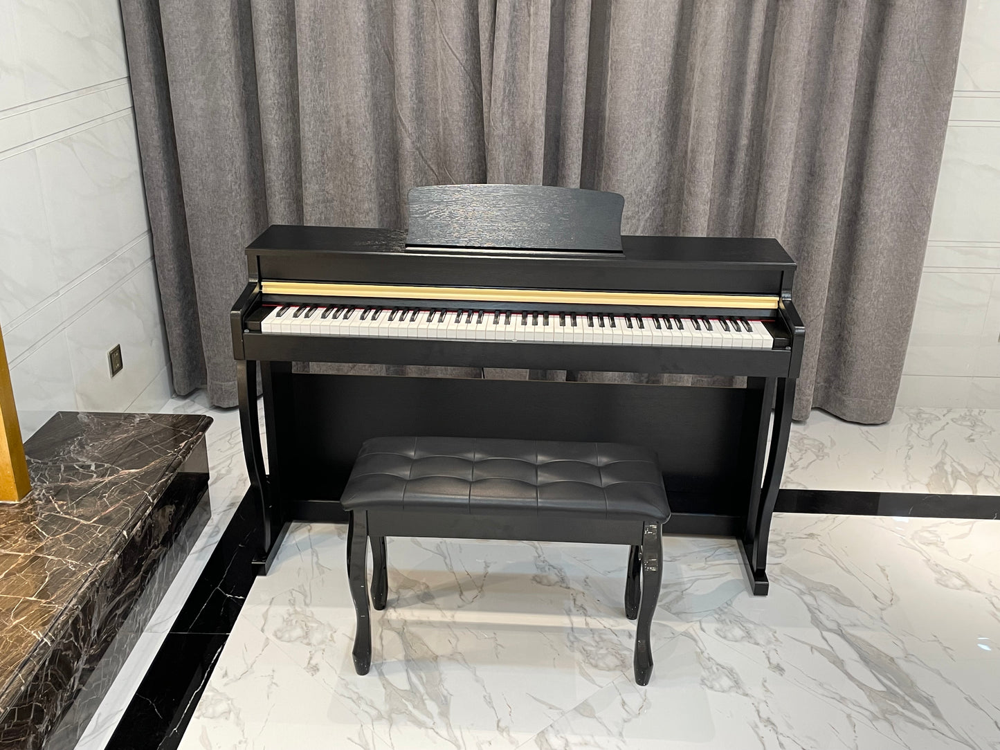 AUCN Piano - XH8006 Progressive Graded Fully Weighted Hammer Action Keys (Sliding Lid Design)