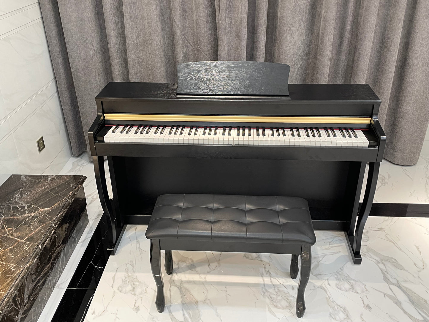 AUCN Piano - XH8006 Progressive Graded Fully Weighted Hammer Action Keys (Sliding Lid Design)