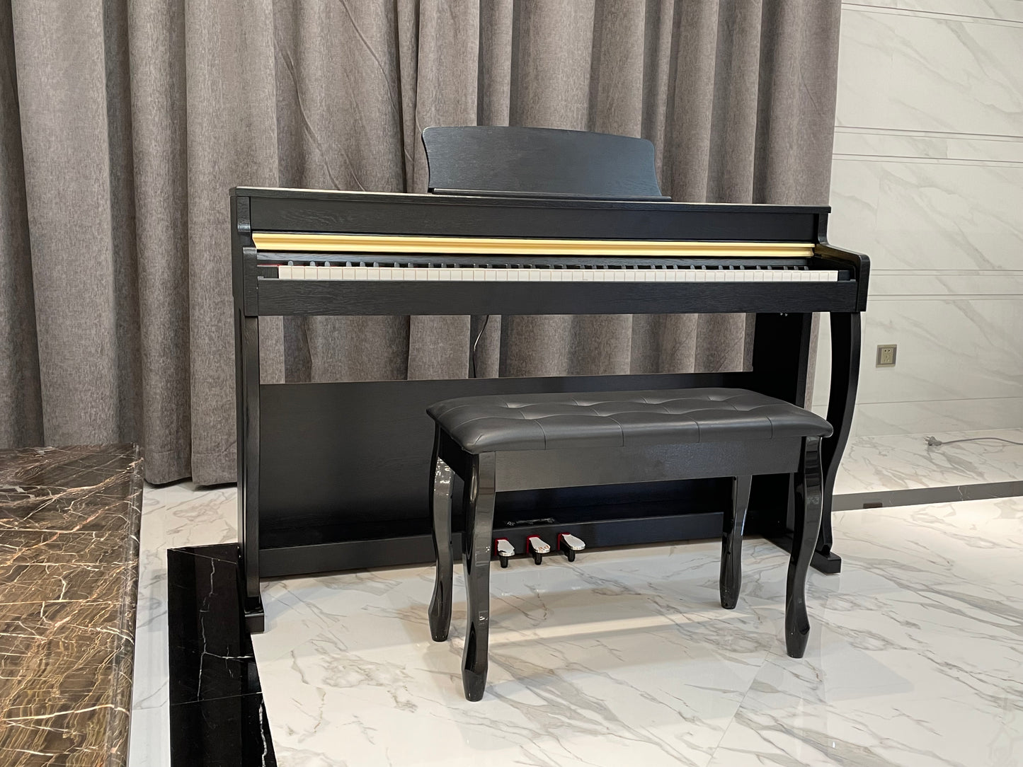 AUCN Piano - XH8006 Progressive Graded Fully Weighted Hammer Action Keys (Sliding Lid Design)