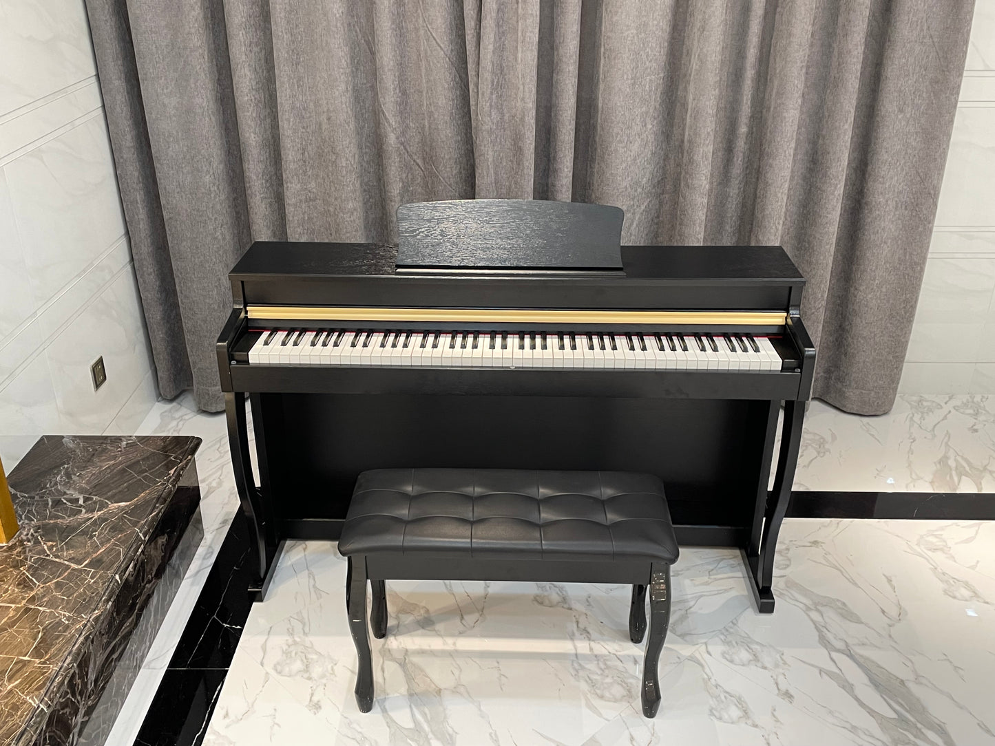 AUCN Piano - XH8006 Progressive Graded Fully Weighted Hammer Action Keys (Sliding Lid Design)