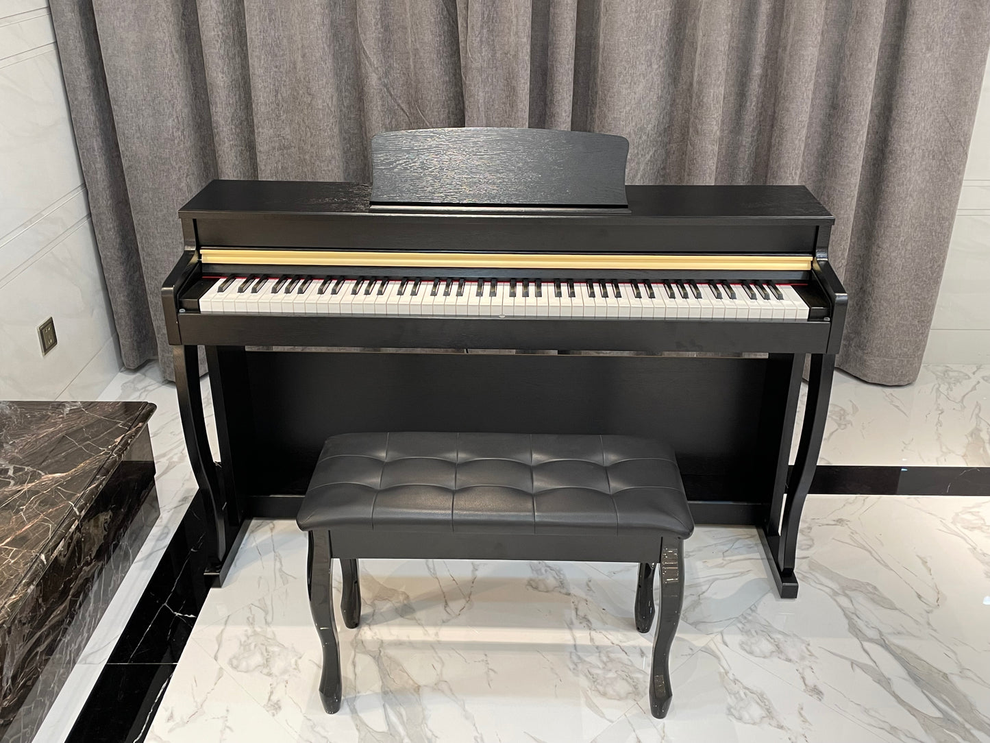 AUCN Piano - XH8006 Progressive Graded Fully Weighted Hammer Action Keys (Sliding Lid Design)