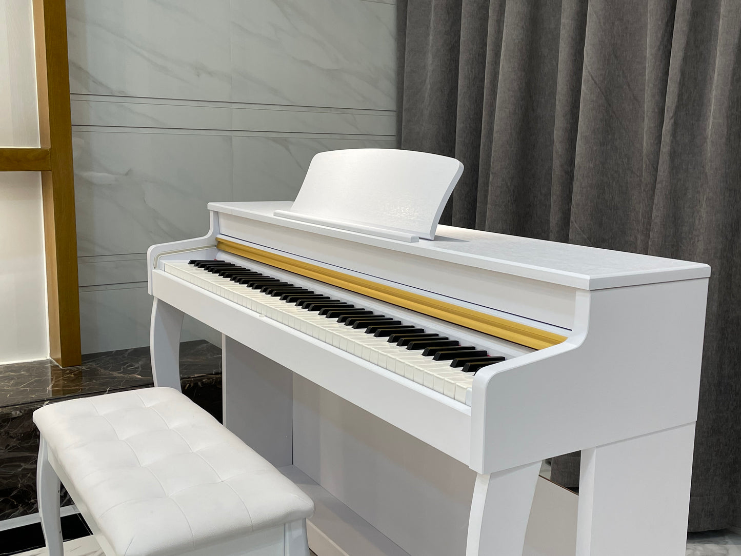 AUCN Piano - XH8006 Progressive Graded Fully Weighted Hammer Action Keys (Sliding Lid Design)