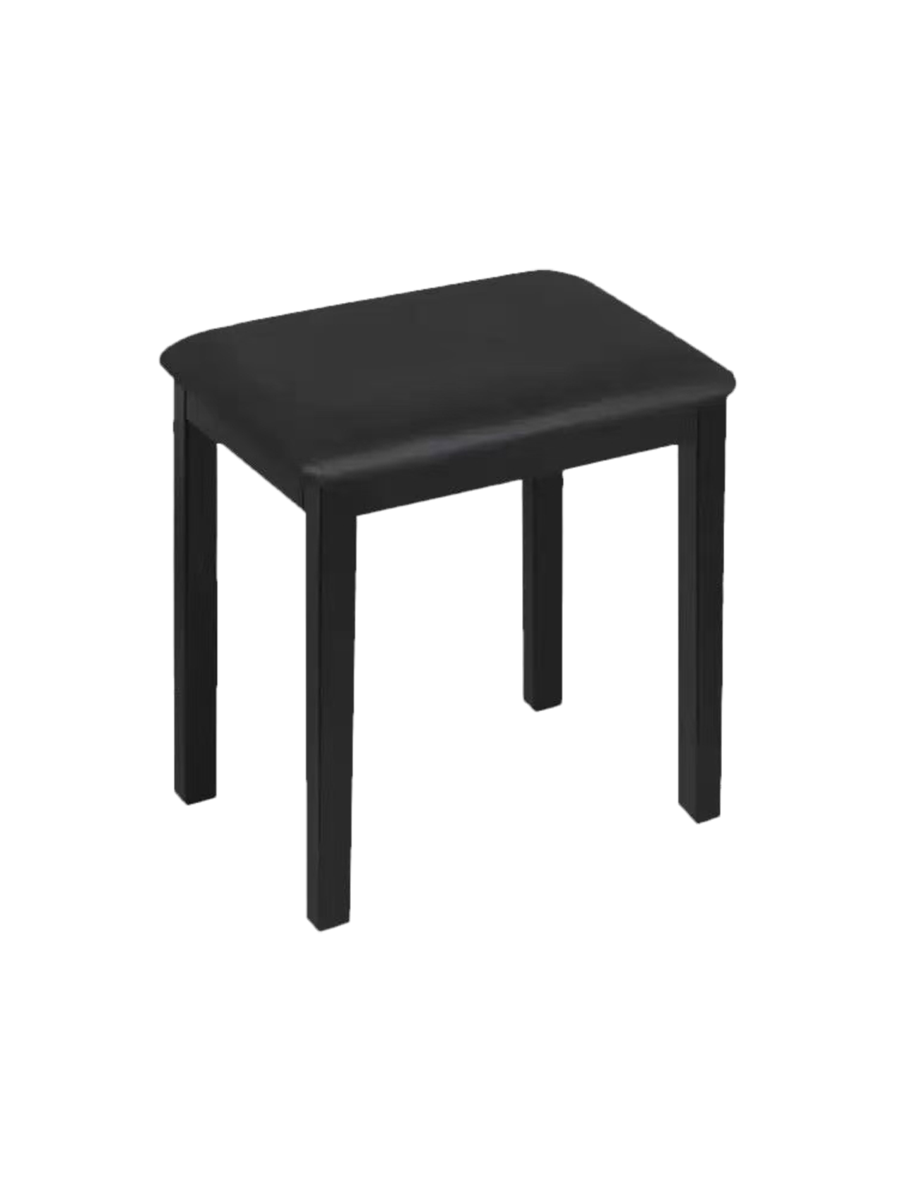 琴凳 - 科技皮琴凳 黑色_白色